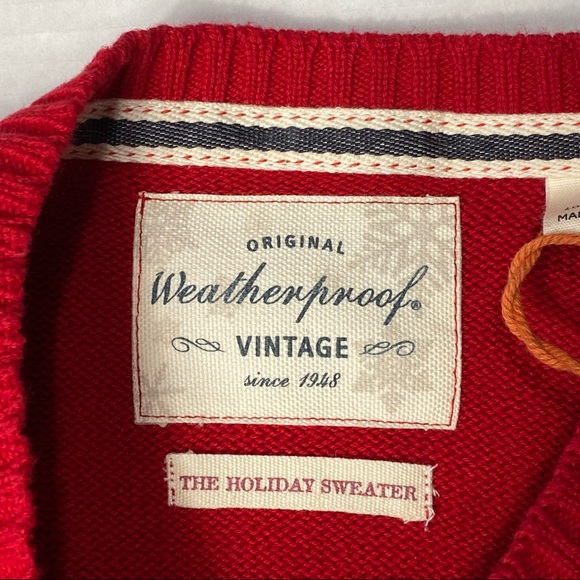 The Holiday Sweater by Original Weatherproof Vintage Cotton, Fair Isle Sweater - Picture 12 of 15
